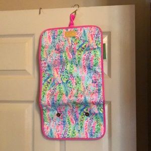 Lilly Pulitzer cosmetic travel hanging bag